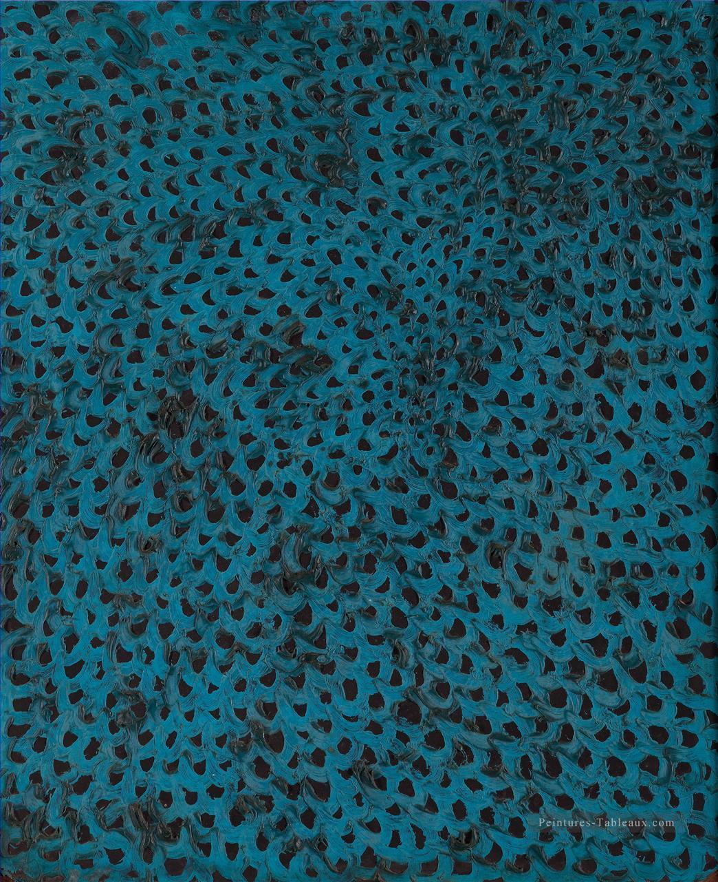 Filets bleu Yayoi KUSAMA pop art minimalisme féministe Peintures à l'huile